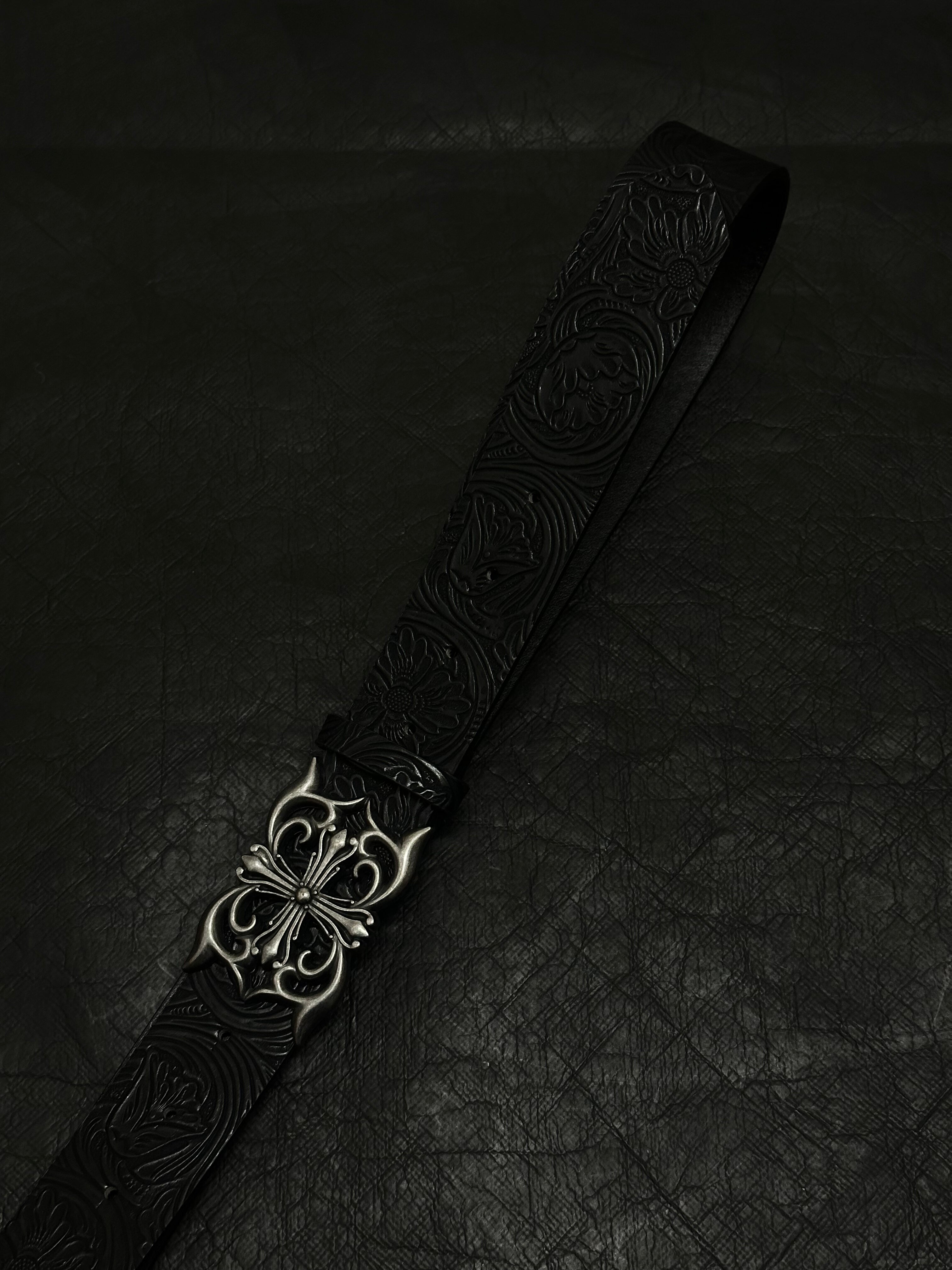 小物 hazama Unaddressed Requiem leather belt Obsidian Requiem Belt – VHListings
