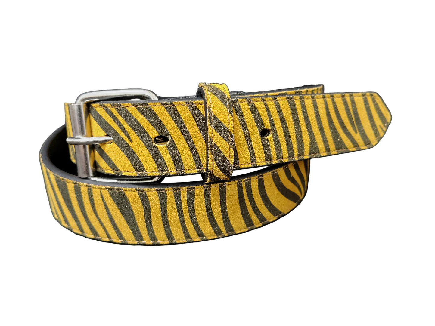 Hazard Stripe Belt (Cowhide)