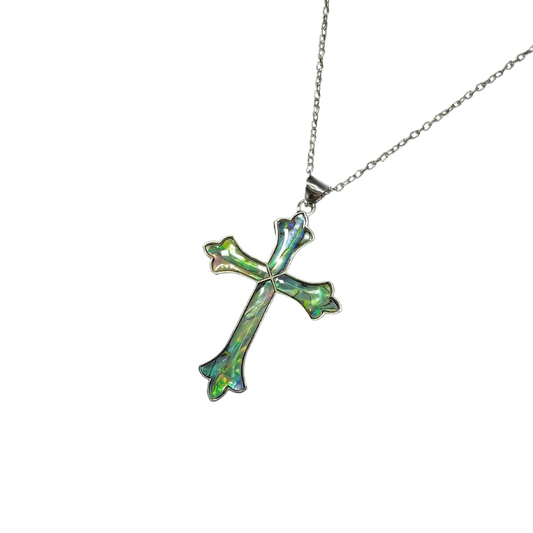 Opaline Cross Pendant