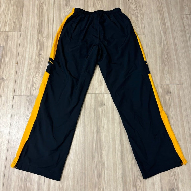 0457 - Black Yellow Nike Track Pants