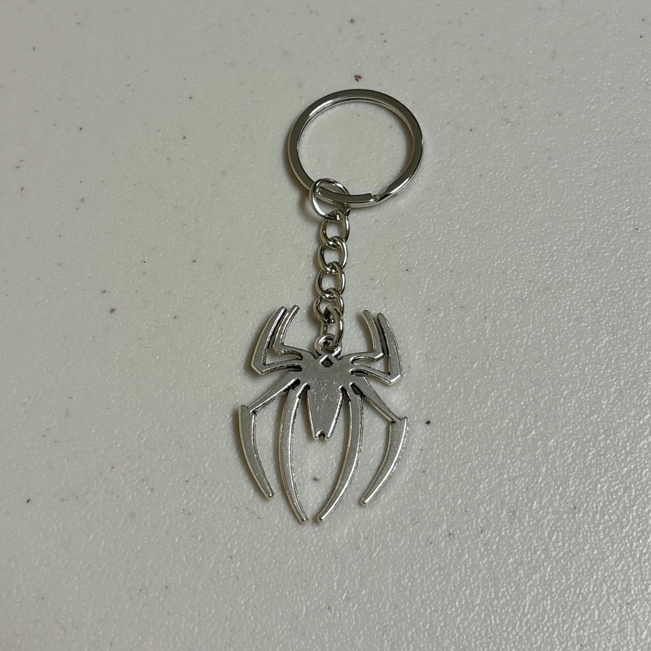 0578 - Silver Spider Mini Keychain