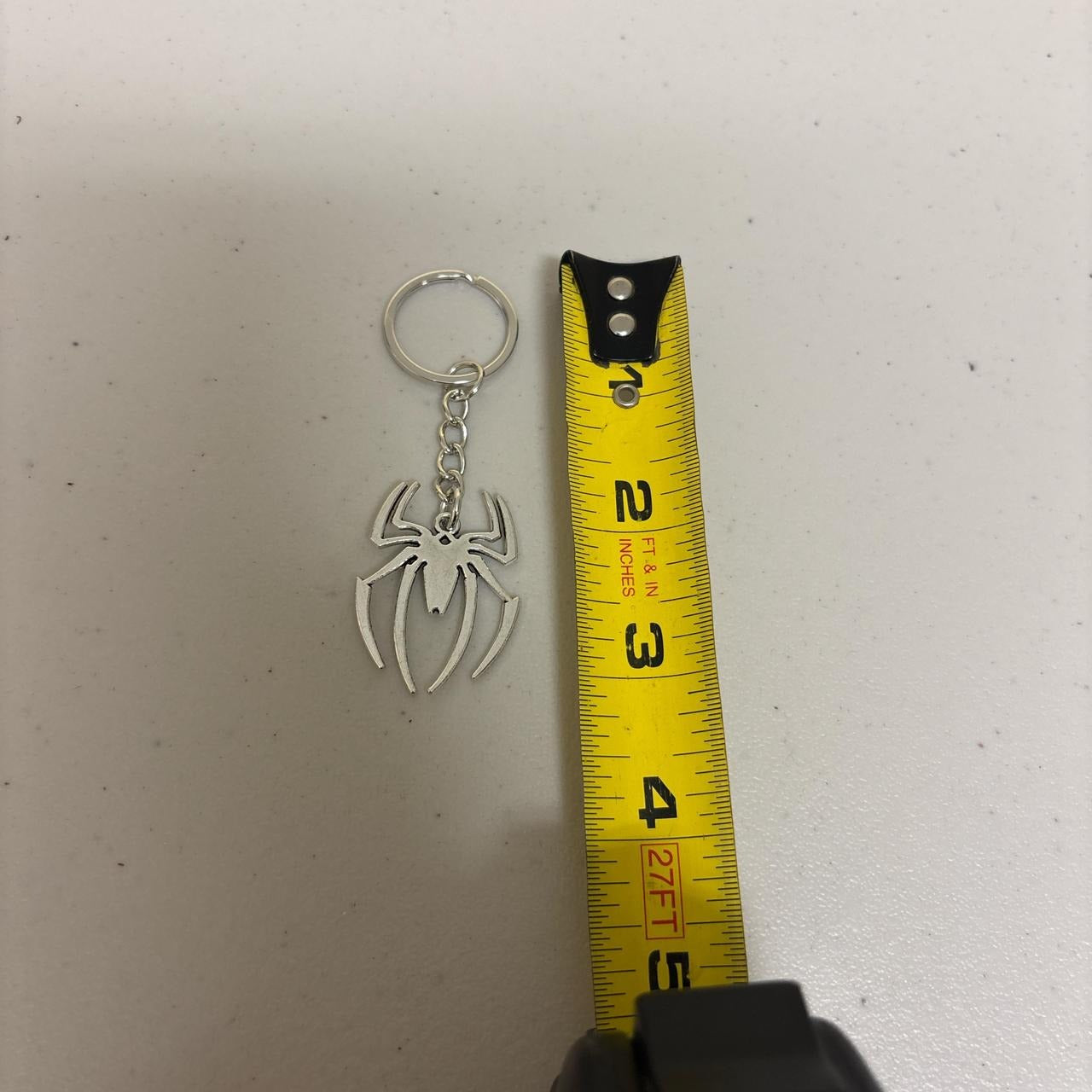 0578 - Silver Spider Mini Keychain