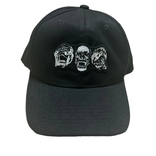 0565 - Triple Skull Embroidered Hat