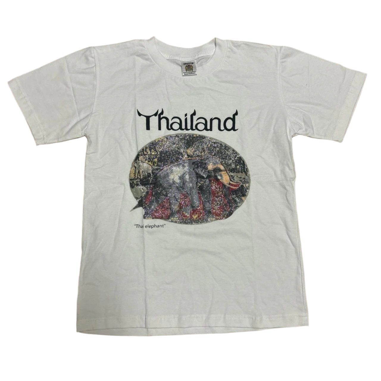 0542 - Thailand Elephant Embezzled Rhinestone Shirt