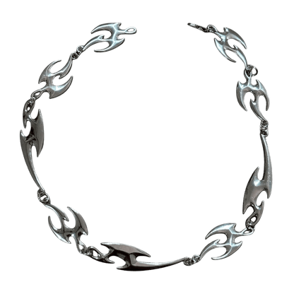 0190 - Y2K Flame Choker/Chain