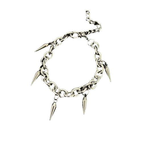 Spike Rivet Steel Bracelet