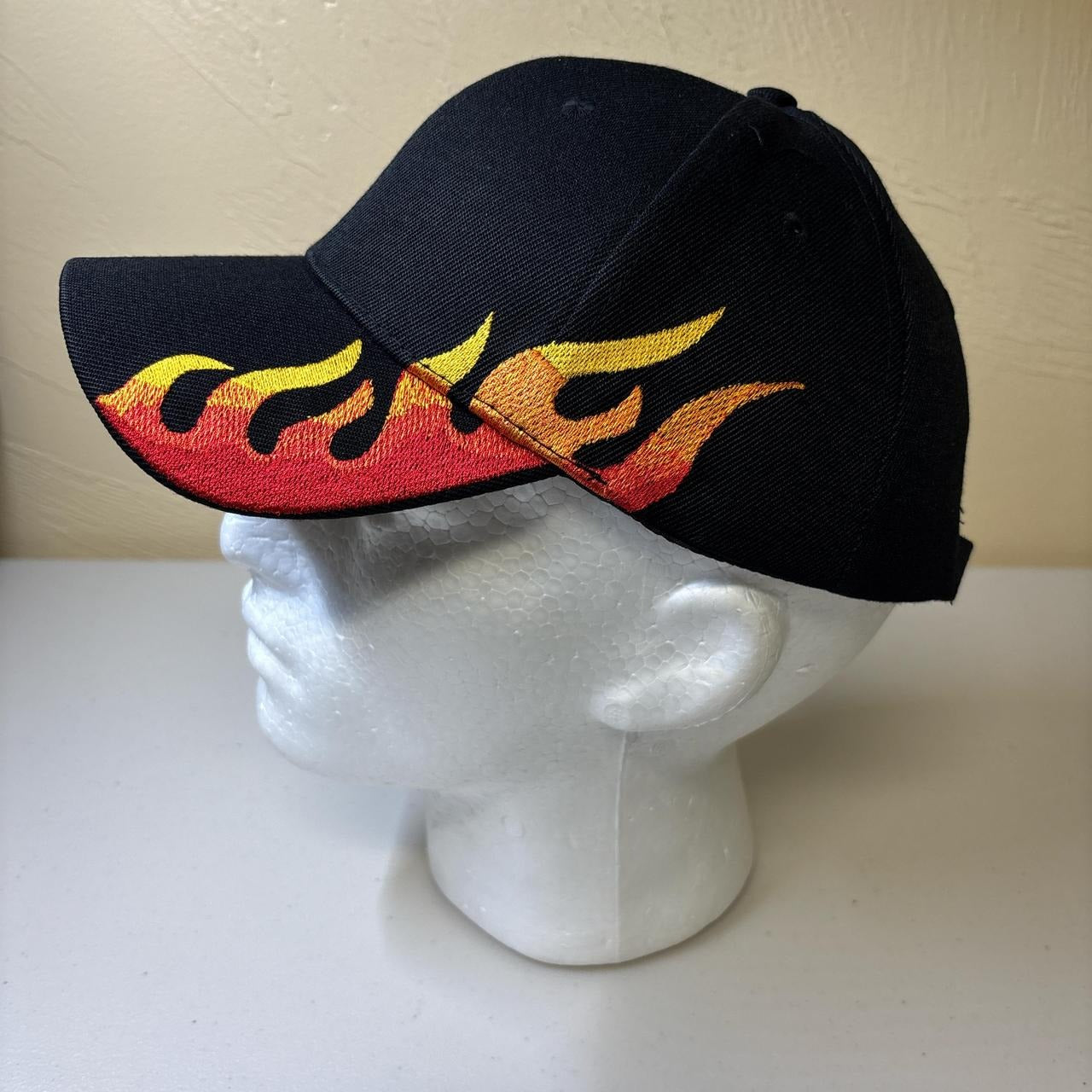 0637 - Red Fire Flames Hat