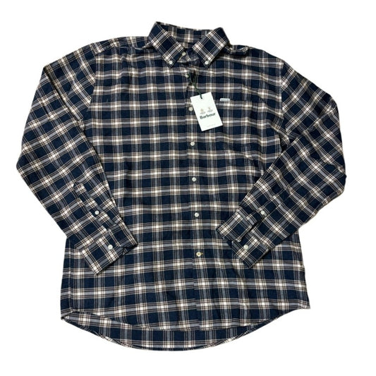 0455 - Barbour Navy Marl Flannel