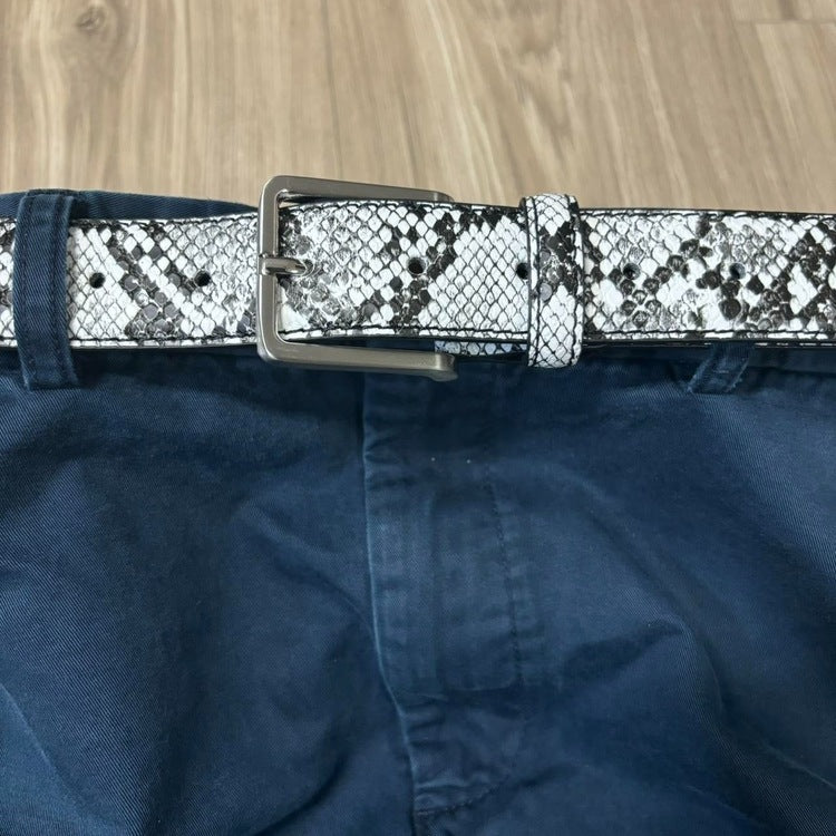 0436 - Snow Snake Scale Belt