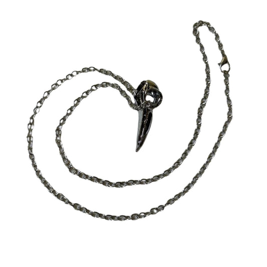 0596 - Plague Doctor Bird Skull Necklace