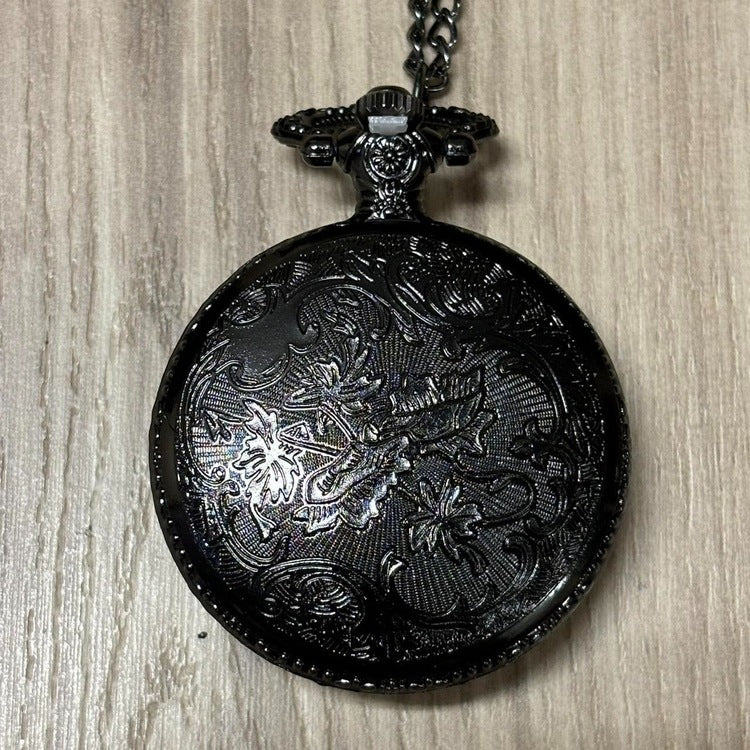 0421 - Dark Skull Pocket Watch