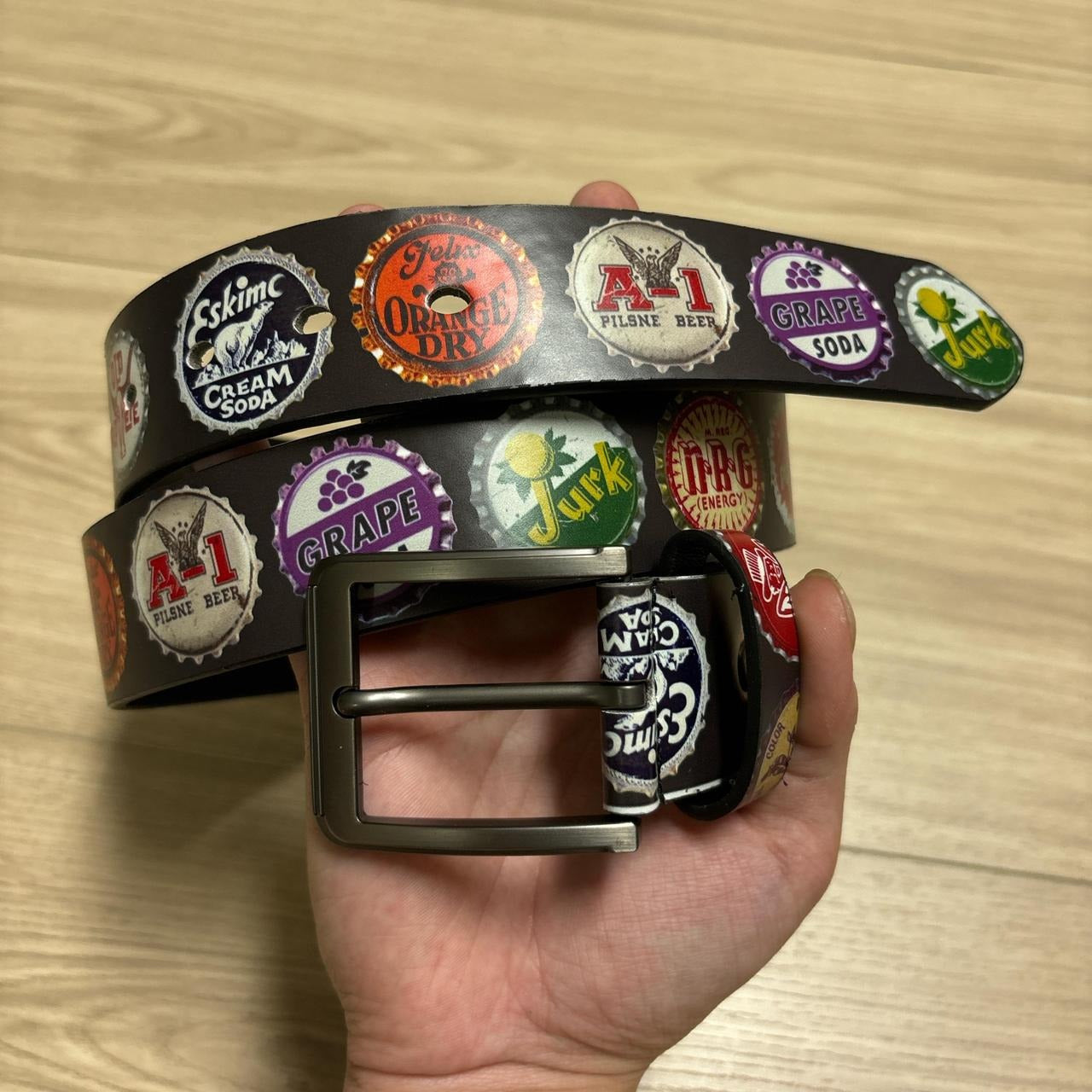 0571 - Y2K Soda Pop Buckle Belt