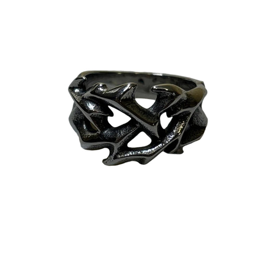 0628 - Rose Thorn Barbed Ring