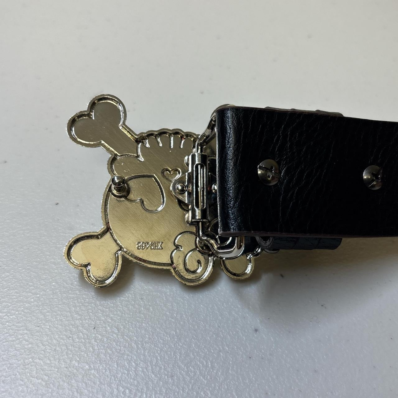 0665 - Skull Heart Buckle Belt V2