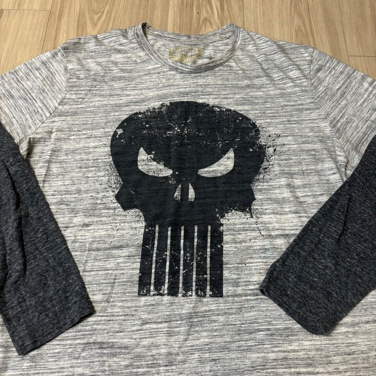 0451 - Punisher Skull Long Sleeve Tee