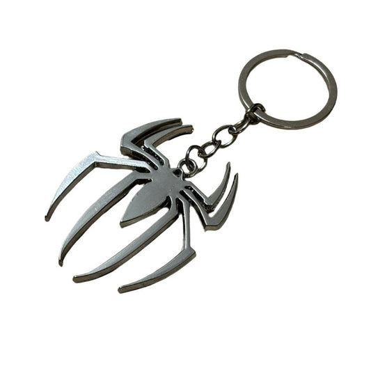 0484 - Silver Spider Keychain