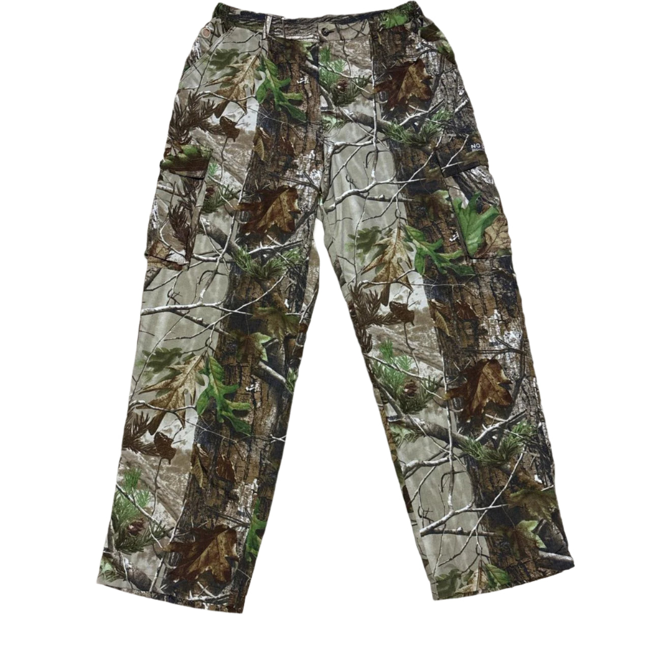 0603 - Realtree Camo Cargo Nylon Baggy Pants