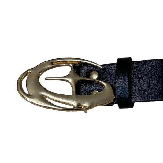 0435 - Gold Buckle Star Moon Belt