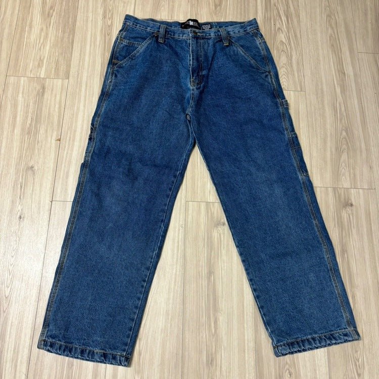 0454 - Baggy Carpenter Blue Jeans