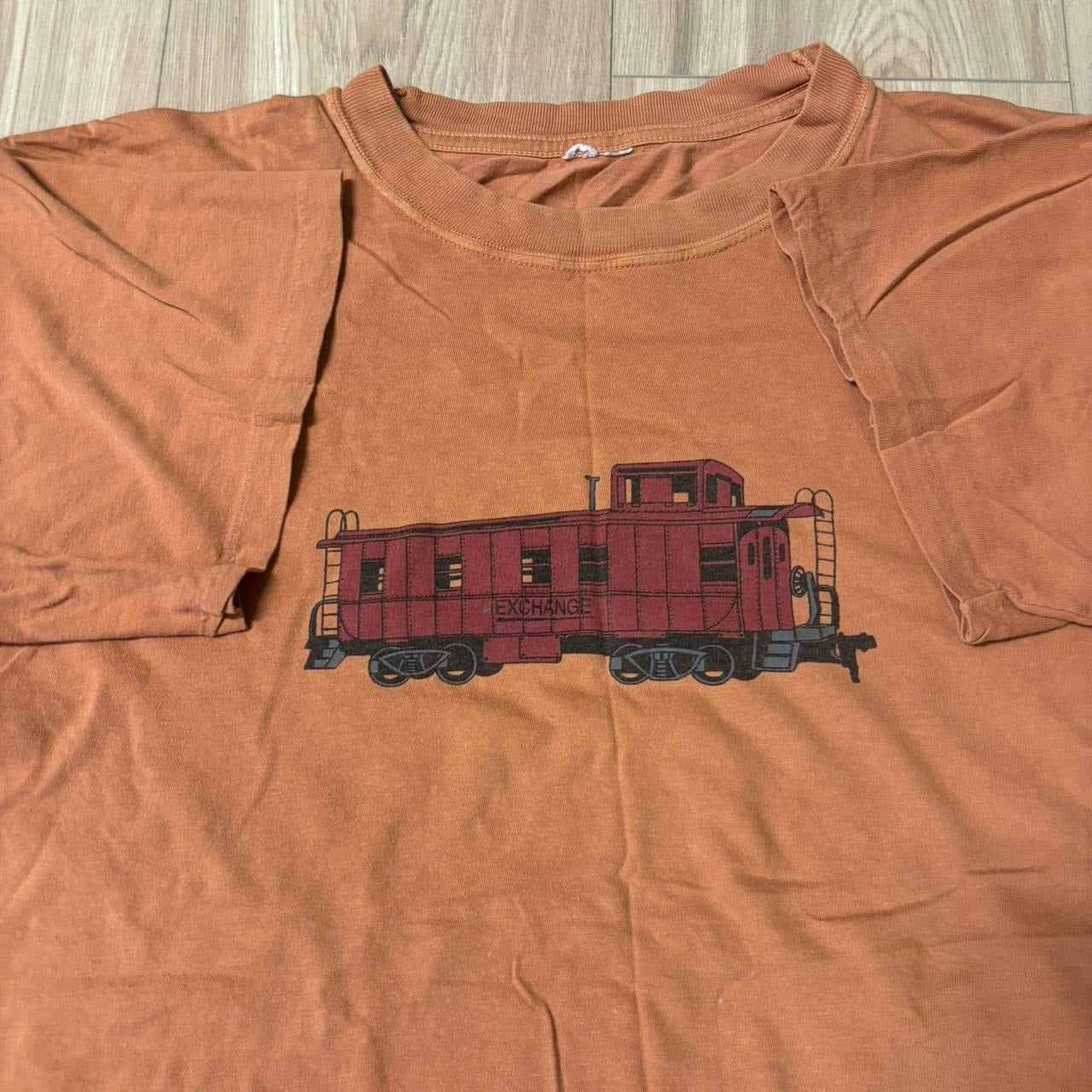 0513 - Vintage 90s Subway Train Exchange Shirt