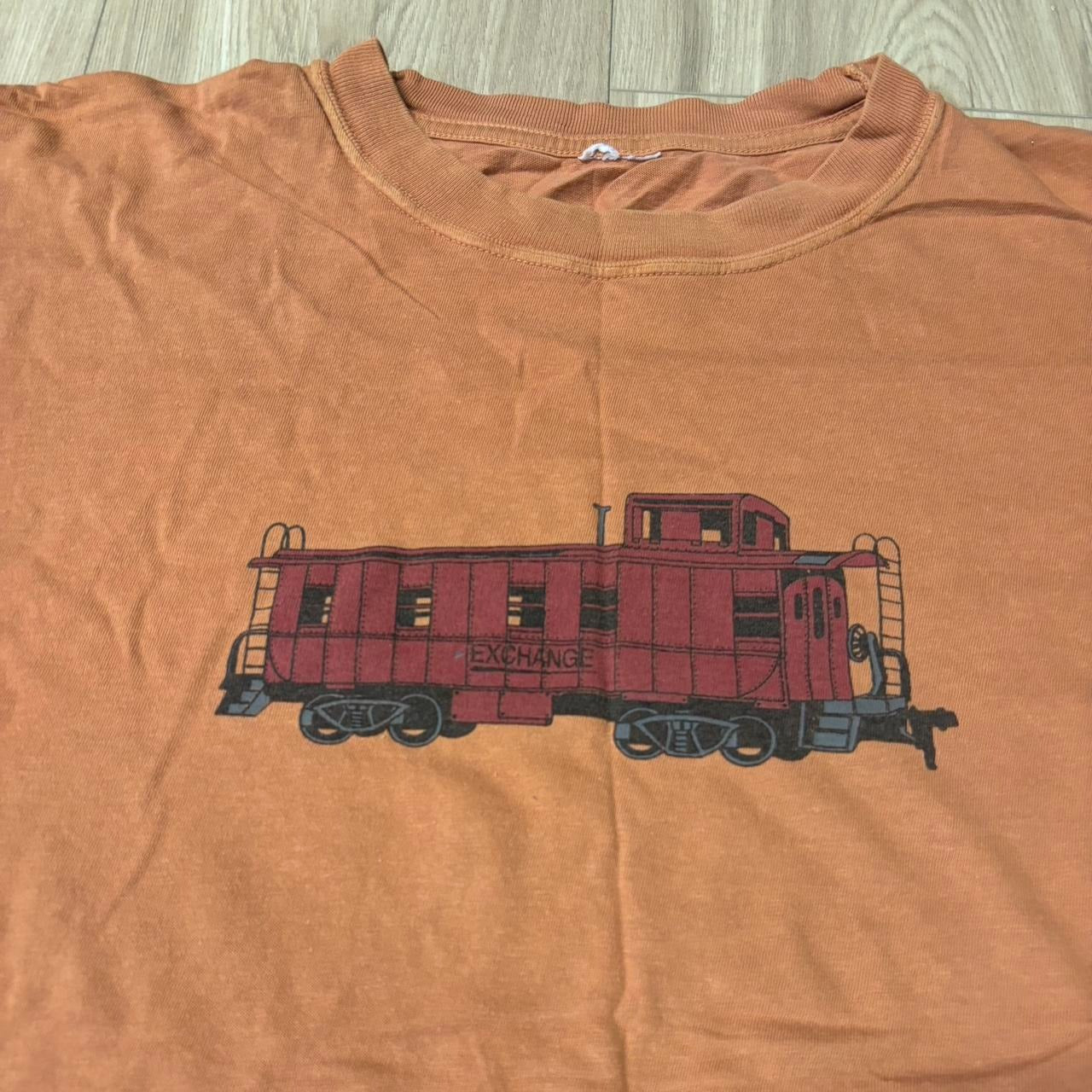 0513 - Vintage 90s Subway Train Exchange Shirt