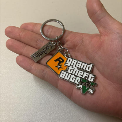 0683 - GTA V Charms Keychain